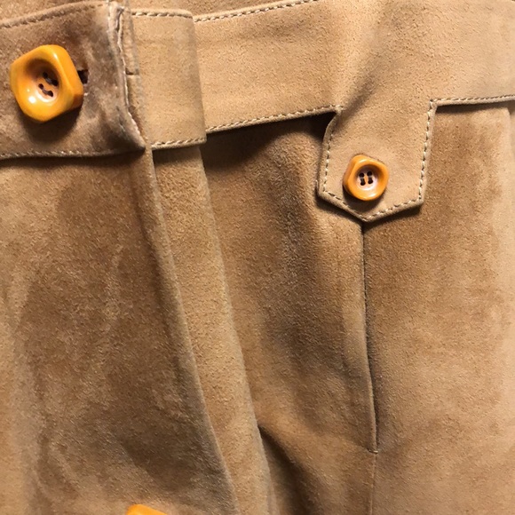 Vintage Leather Trench Coat By LedaSpain SzS-MP - Picture 12 of 12